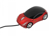 Мышка оптическая в форме автомобиля с подсветкой фар работающая от USB