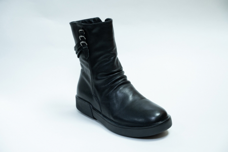 Ботинки женские Absent черные, 3 полоски А. 203-9