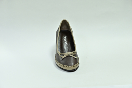Туфли женские бежевые/коричневые Phany A. 68