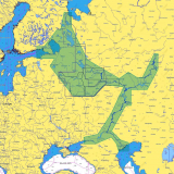 Карта C-MAP-RS-Y050 Запад России внутренние пути