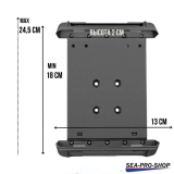 Крепление-зажим для планшета PBJ-04 Sea-Pro